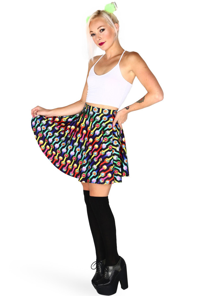 F33105 Summer Women Mini Skater Skirt Sexy Girl Cheerleader TuTu Skirt